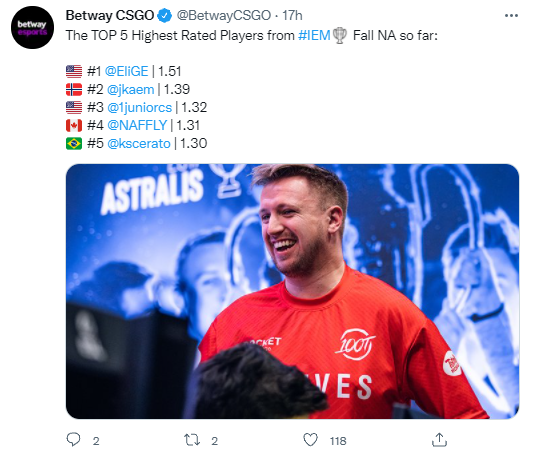 实至名归 ZywOo荣膺IEM冬季赛MVP奖章